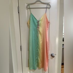 Pastel Rainbow Song of Style Midi Formal Dress